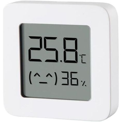 Moniteur de température et d'humidité blanc, 4,34,31,25 cm, un thermomètre blanc intelligent avec Bluetooth haute précision. (1/5)