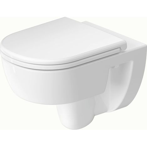 Duravit D-Code Wand-WC, Tiefspüler, rimless, 370x540x360mm, (1/5)