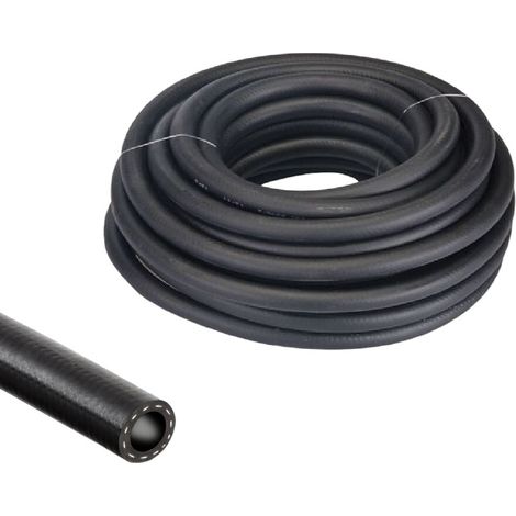 Tubo in gomma con rinforzo al metro aria compressa 20 bar varie misure - Misura: 10x19