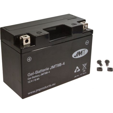 Batterie gel JMT YT9B-4 12V 6Ah (équivalent Yuasa YT9B-B)