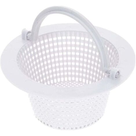 Panier de Skimmer Piscine 16cm I Panier de Rechange pour Skimmer Standard I Préfiltre de Piscine I avec poignée pour Un Retrait Facile I Résistant au Chlore (1/5)