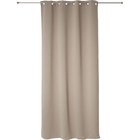 Atmosphera – Rideau occultant Louisa 260x140 cm – 8 œillets – Polyester haut de gamme pour occultation totale – Confort optimal à la lumière