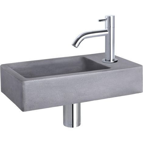 Differnz Lave-mains Gris foncé H8xl40xL22cm (1/5)