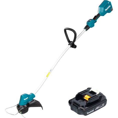 Tagliaerba a batteria Makita DUR 189 Y 18 V 300 mm brushless + 1x batteria 1,5 Ah - senza caricabatterie