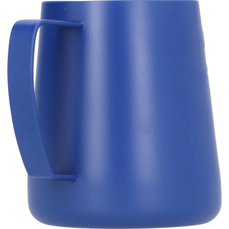 Pichet à café en acier inoxydable, tasse à lait moussant avec bec verseur anti-goutte, idéal cuisine, 400 ml. (1/5)