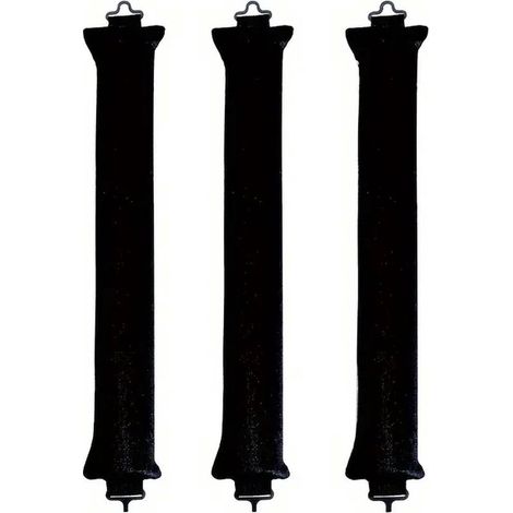 Boucles sans chaleur - lot de 3 - noires (1/3)