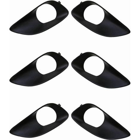 6x Grilles de protection pour feux antibrouillard avant pour Toyota Vios/Limo (XP90) 2007-2013 (1/5)