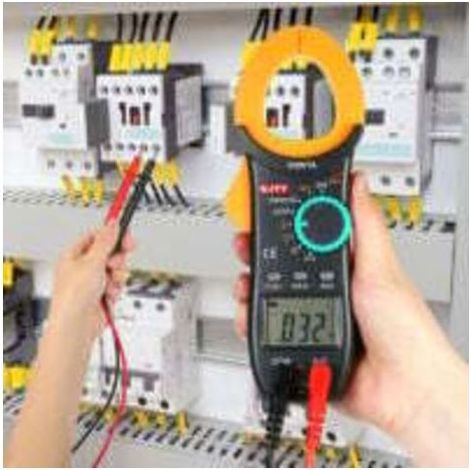Digitales Zangenamperemeter, automatische Bereichswahl, 2000 Messpunkte – Kapazität, Durchgang, akustisches Signal, Multimeter, Messspitze, Zangenamperemeter (1/4)