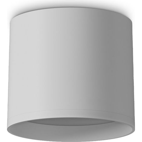 Ideal Lux Plafoniera Spike 1 luce LED integrato bianco metallo