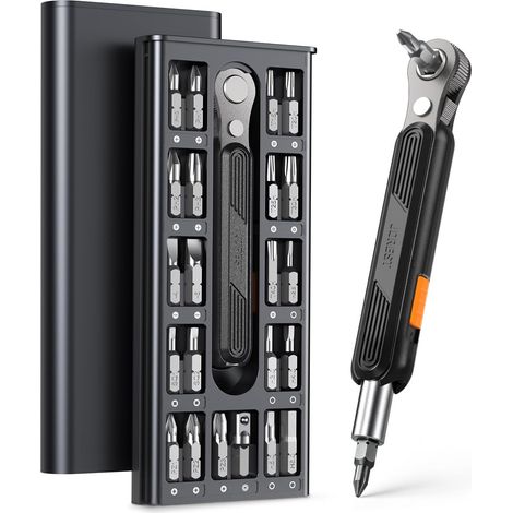 Coffret tournevis à cliquet 24 en 1 espaces restreints (1/5)