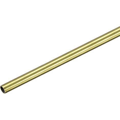 sourcing map Brass Tube Round 4.5mm OD 0.25mm Wall Thickness 300mm Length Pipe (1/5)