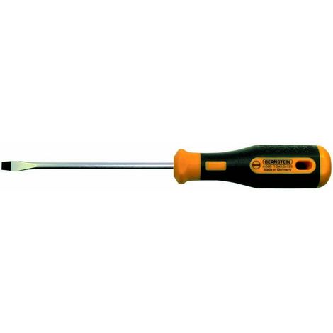Tournevis pour vis à fente 1.2 mm x 8 mm BERNSTEIN Tools for Electronics EUROline-Power 4-508 Longue