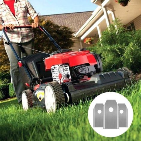 Lames De Tondeuse Robot - 45 Pièces - 35 X 18 Mm - Revêtement Carbure De Titane - Acier Inoxydable - Pour Tondeuses Robot Husqvarna Automower Yardforce Gardena (1/5)