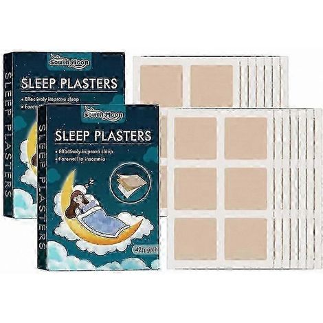 (2 pièces) 1 à 5 patchs puissants pour le sommeil des adultes, soulagement de l'insomnie, lot de 42, aide au sommeil pour hommes et femmes, idée cadeau (1/5)