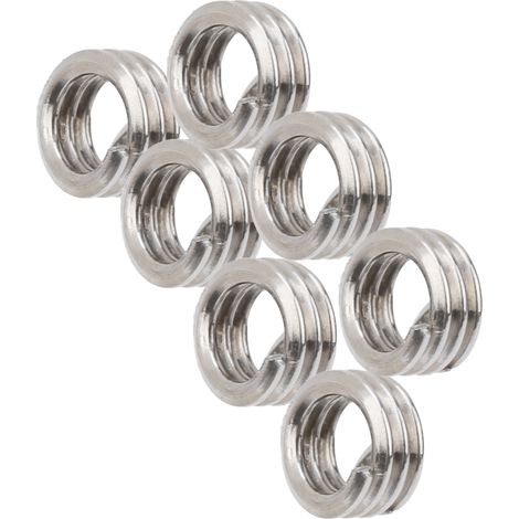 50 Pièces Douilles Filetées Métalliques pour Réparation et Protection, Kit Insert Vis 4-40 Unités Américaines (1/5)