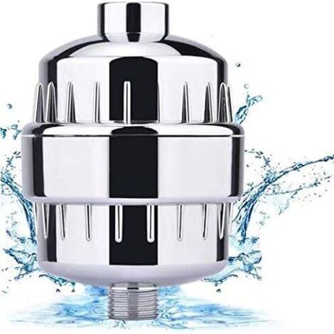 Anti-Limescale Shower Filter, Eliminates Chloramine, Fluoride and Heavy Metals, Softens Water for Skin and Hair (1/5)