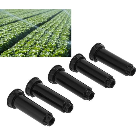 Arroseur Enterré Pop‑Up 5 Pièces G1/2 Femelle Anti‑Fuite Aspersion 25‑360° Plastique Technique