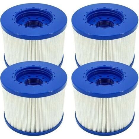 Filtre Spa Infinite a Visser, Cartouche Filtre Vis pour Spa Gonflable Pas De Vis 60mm, Cartouche Filtre pour Spa, Compatible pour Cosy Spa, Clever Spa et de Plus 4 pices