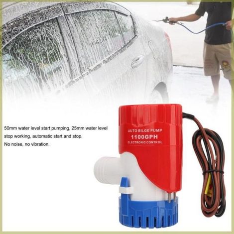 Cocosity Tauchpumpe für Bilgenwasser, automatische, empfindliche Bilgenwasserpumpe 1100 GPH mit Schwimmerschalter (1/5)