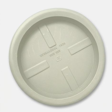 Soucoupe ronde d'extérieur Grande - Blanc (1/2)