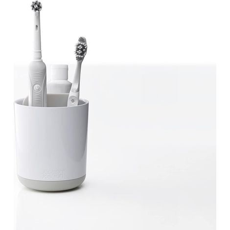 1 Porte-brosse à dents détachable, aéré pour séchage rapide, base antidérapante, pour salle de bains (1/5)