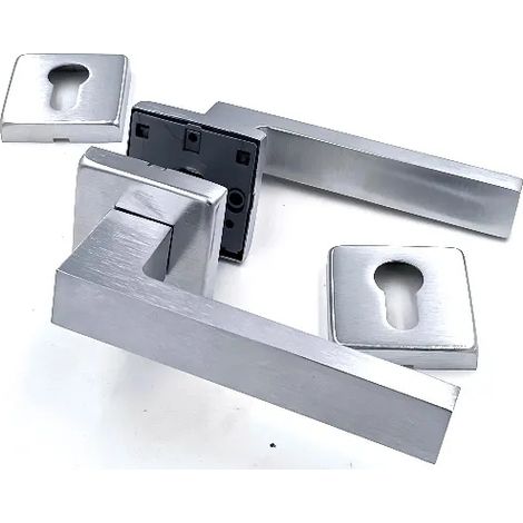 MANIGLIA GPB YORK-Z RBQ YALE CROMO SATINATO (1/4)