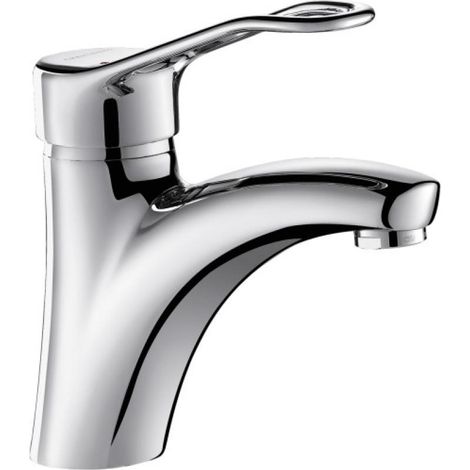 Mitigeur lavabo DELABIE 2521 H85 chromé 5 L/min bec fixe (1/5)