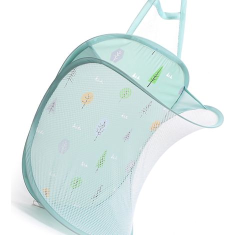 Panier à linge mural pliable, panier à linge de salle de bain, rangement mural pour vêtements, panier à linge suspendu, en forme d'arbre vert, 304018 cm. (1/5)