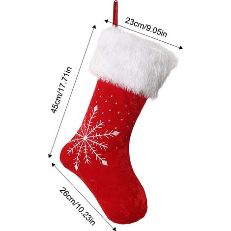 Christmas decorations, candy stockings, embroidered Rudolph Christmas stockings, children's gift stockings, gift bags, window hangings