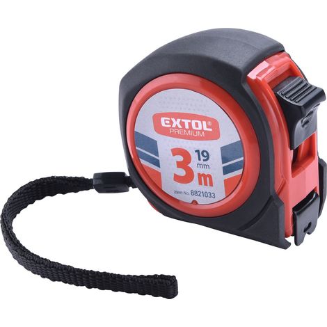 EXTOL PREMIUM Nastro metrico COMPATTO, 3 m, larghezza 19 mm (1/3)