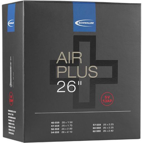 Schwalbe Fahrradschlauch Air Plus 13, 26" x 1.50 - 2.50", SV 40 mm