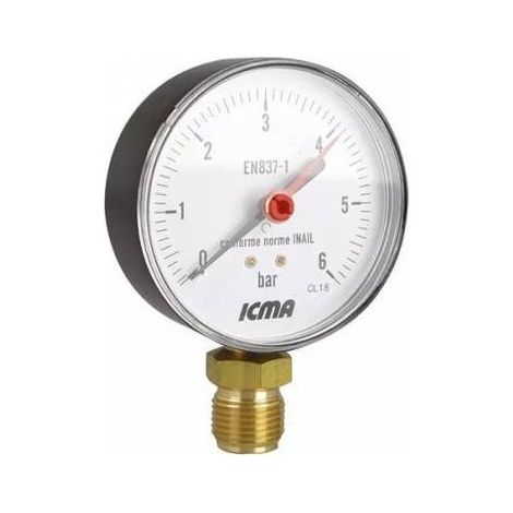 Messgerät sourcing thermomanometer 1 2 Zoll 0 6 bar