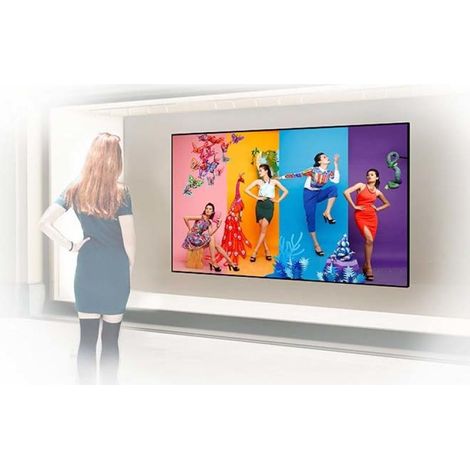 B-Tech BT9920/B soporte para monitor 3,05 m (120") Pared Negro (1/4)