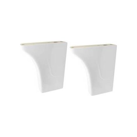 COPPIA PIEDINI PER PILOZZI IN CERAMICA Misura: Altezza cm. 43