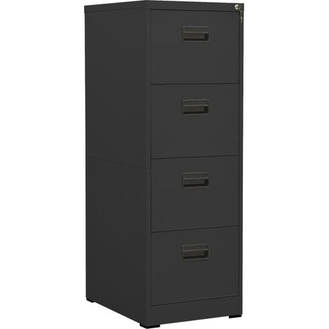 vidaXL Armadio Classificatore Antracite 46x62x133 cm in Acciaio (1/5)