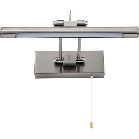 1 Applique LED Salle de Bain IP44 Interrupteur Tirette Miroir Orientable 35cm 6W 4000K (1/4)