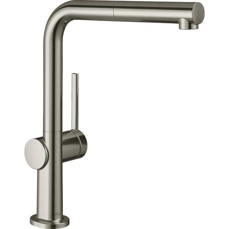 Hansgrohe Talis M54 Acciaio Inox Miscelatore Lavello Cucina con Sbox Estraibile  72809800