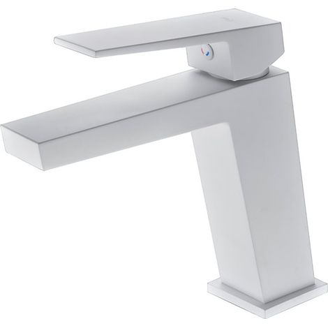 Monomando lavabo Art blanco mate IMEX BDAR025-1BL