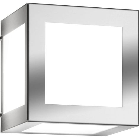 Luminaire extérieur CMD Edelstahl acier inoxydable argenté L 16 cm E27 IP44 réf. CMD-41 (1/5)