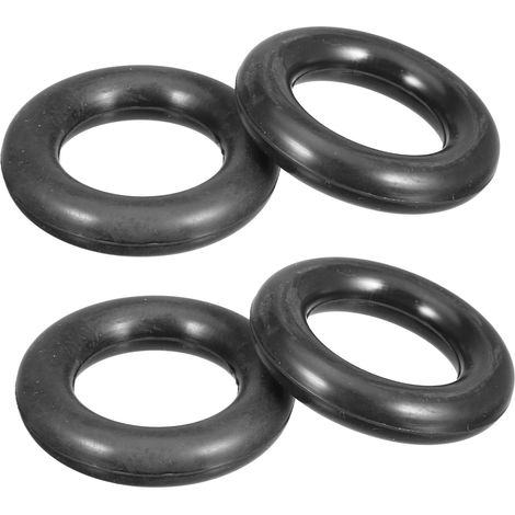 Cintre D'Échappement Caoutchouc Noir Pour Voiture Noir Caoutchouc Dimensions 1.2x6cm Diamètre Trou 3.5cm Absorbe Vibrations Réduit Bruit Résistant Haute Température (1/5)