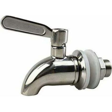 BRITISH BERKEFELD AQUA-TECHNIQUES SCHWERKRAFT-WASSERREINIGER, VERCHROMTER MESSING-HAHN (1/2)