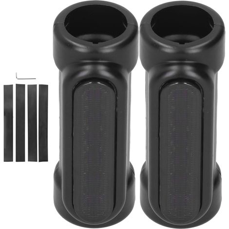 1.25in Barre de protection autoroutière Support de tube LED blanc DRL clignotants ambre pour moto (1/5)
