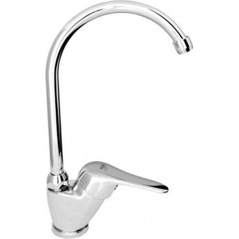 Monomando de lavabo con caño alto de la serie Joy, cromado. (1/2)