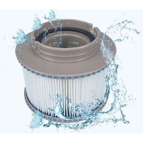 Filtre de rechange MSPA FD2089 pour piscine gonflable - Convient aux cartouches filtrantes pour piscines gonflables et aux accessoires pour piscines hors sol - Cartouches filtrantes de rechange d'orig (1/4)
