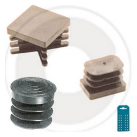 cf 6 piA ces d&39embouts A ailettes carrA es noires embout de semelle intA rieure 40x40 mm