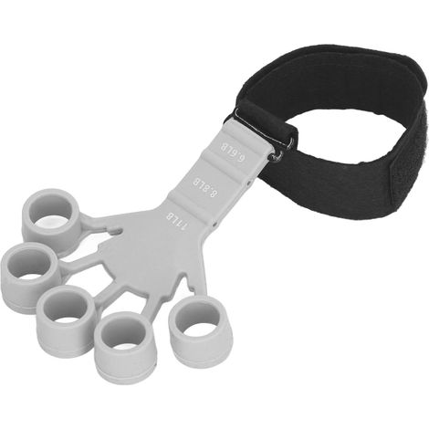 Renforceur de Main Réglable avec Sangle de Poignet - Exercice de Force et Rééducation - Niveaux de Résistance Variables 6.6 à 11 LB (1/5)