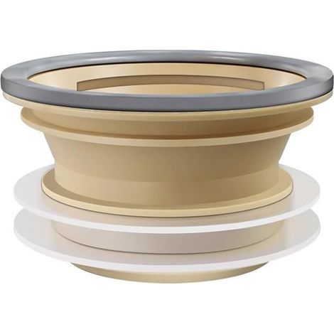 CCYKXA Odour-proof and leak-proof toilet flange seal – PP + silicone seal for 100-110mm toilet drains, bathroom plumbing seal for safety ring (sku)