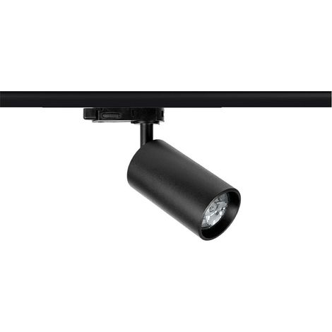 Faretto LED in alluminio Nero per binario elettrificato Picolo GU10 BENEITO 3989-V3 (1/3)