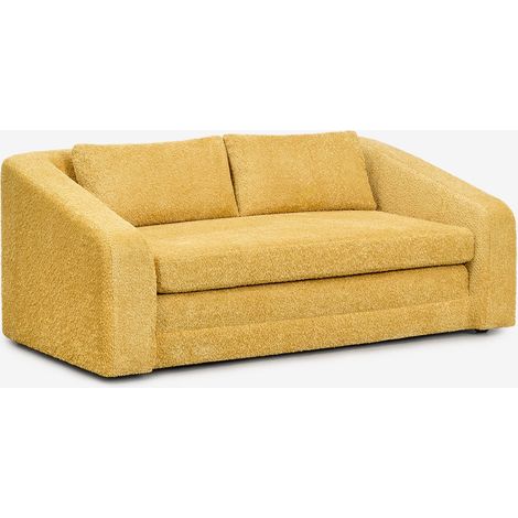 Divano letto Dalila 2 posti in tessuto bouclé SKLUM            