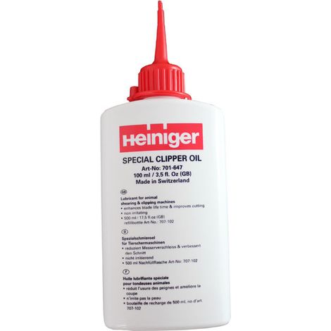 Huile spéciale pour tondeuse 100 ml HEINIGER (1/2)